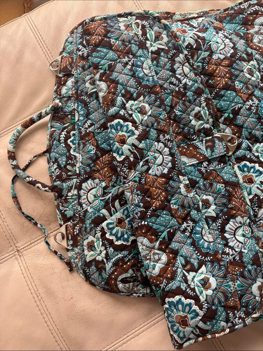 Vera Bradley Java Blue Floral Garment Bag